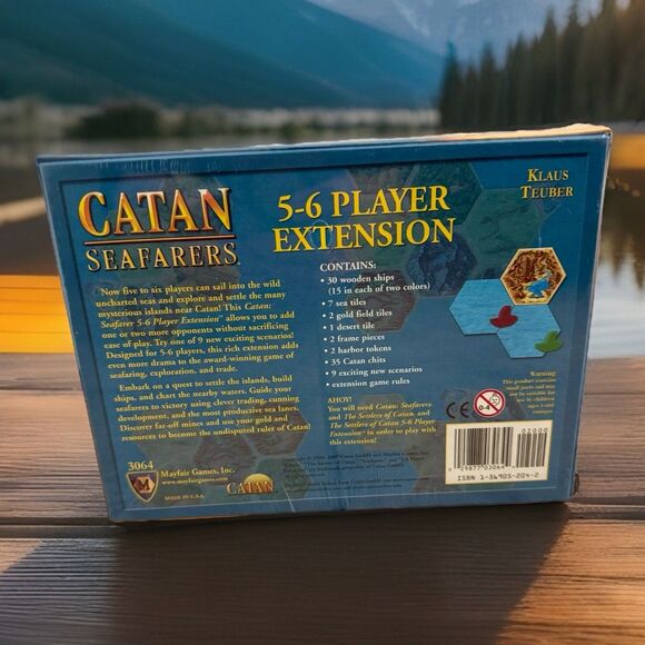 Catan Seafarers 5-6 Player Extension Expansion 3064 Sealed 2007 Kraus Teuber - Picture 2 of 6